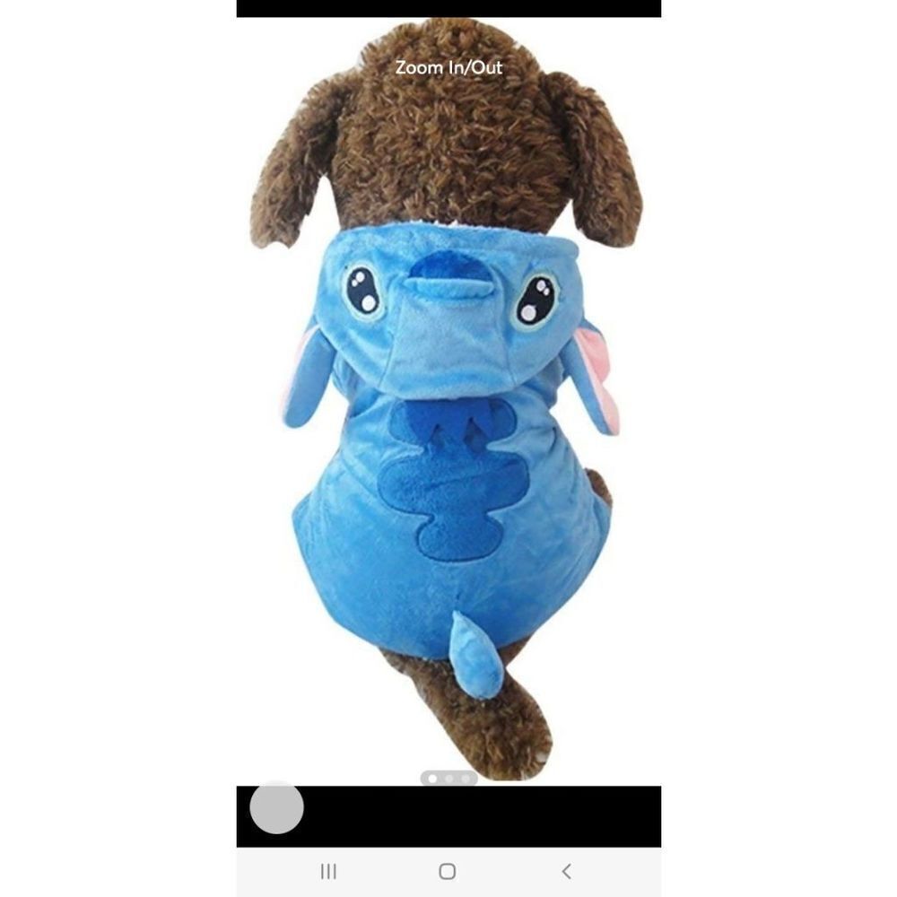 Stitch pet costume  